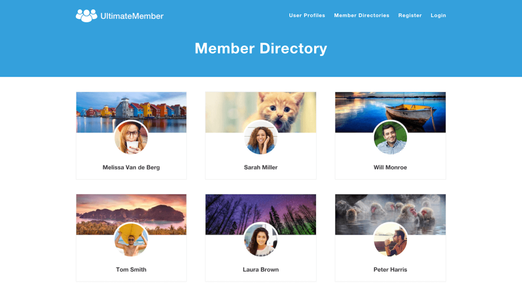 Memberdirectories - Ultimate Member